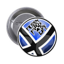 Furry For Life Pinback Button