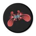furry fractal space creature magnets