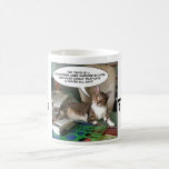 Furry Funnies "Cat with a Mouse?" Coffee Mugs