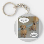 Furry Funnies "LAB PUPS?" Keychains