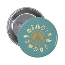 Furry Peace Pin