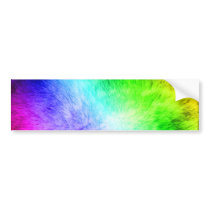 Furry Rainbow copy bumper stickers