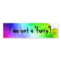 Furry Rainbow copy bumper stickers