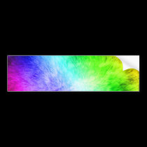 Furry Rainbow copy bumper stickers