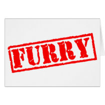 Furry Stamp Card