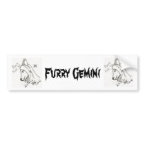 Furry Zodiac bumper stickers