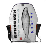 Furubira 乃 luck salmon.　JAPAN　< God dignity tower  Commuter Bag