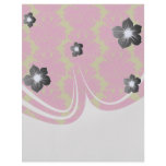 fuschia and olive fleur damask pattern flyers