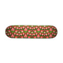 Fuschia Flower Garden Skateboard