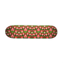 Fuschia Flower Garden Skateboard