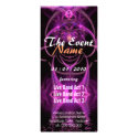 Fuschia Fractal Event Flyer rack cards