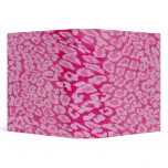 Fuschia Leopard Binder