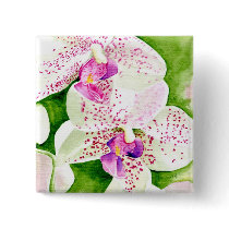 Fuschia Orchid Button by mozache Fuschia Orchid Button