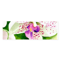 Fuschia Orchid Profile Card profile cards