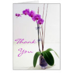 Fuschia Orchid Thank You Cards