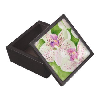 Fuschia Orchids Premium Keepsake Boxes