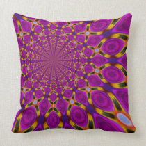 Fuschia Pink Kaleidoscopes Cushion pillows