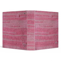 Fuschia Pink Rag Rug Avery Binder