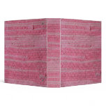 Fuschia Pink Rag Rug Avery Binder