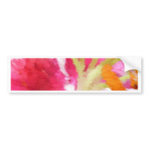 Fuschia reaction bumper stickers by Debrene Fuschia reaction bumper stickers