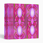 Fuschia Reflections Binder