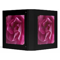 Fuschia Rose Binder