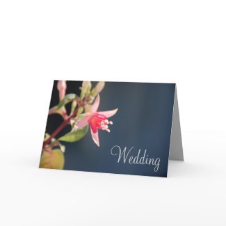 Fuschia Wedding Invitation Card_variation card