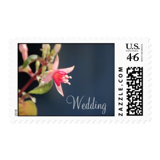 Fuschia Wedding Postage stamp