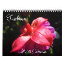 Fuschias Wall Calendar