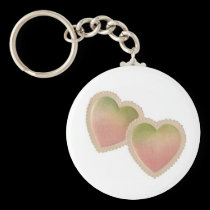 Fused Hearts keychains