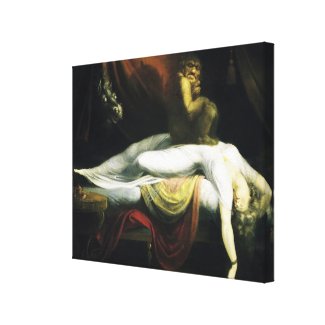 Fuseli's Nightmare Vintage Fine Art Wrapped Canvas wrappedcanvas
