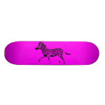 Fushia Running Zebra skateboards