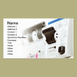 Fusibles eléctricos tarjetas de negocio
