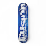 FUSION Blue Skateboard Deck