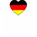 Fussball Deutschland Top Herz t-shirts