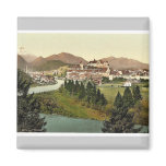 Fussen, Bavaria, Germany vintage Photochrom Fridge Magnet