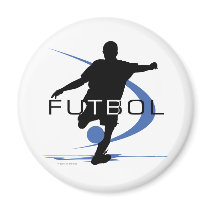 Futbol - Blue - Boys magnets