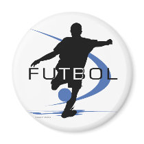 Futbol - Blue - Boys magnets