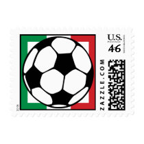 futbol. italia square. postage