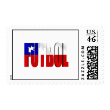 Futbol Logo Chilean flag of Chile Stamps