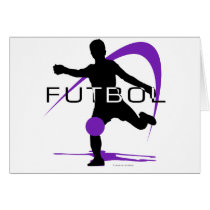 Futbol - Purple - Boys cards by DT_Studios Futbol - Purple - Boys cards