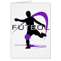 Futbol - Purple - Boys cards by DT_Studios Futbol - Purple - Boys cards