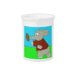 Fútbol Runningback del elefante Jarras