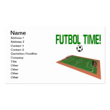 Futbol Time Business Card