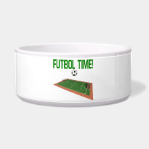 Futbol Time Dog Food Bowl