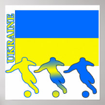 Fútbol Ucrania Posters