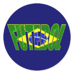 Futebol Brasil Bandeira Brazilian flag Futebol stickers