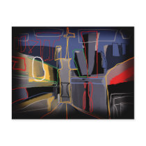 futur city postcards