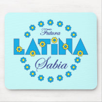 Futura Latina Sabia mousepads by Sensato Futura Latina Sabia mousepads