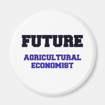 Future Agricultural Economist Fridge Magnets